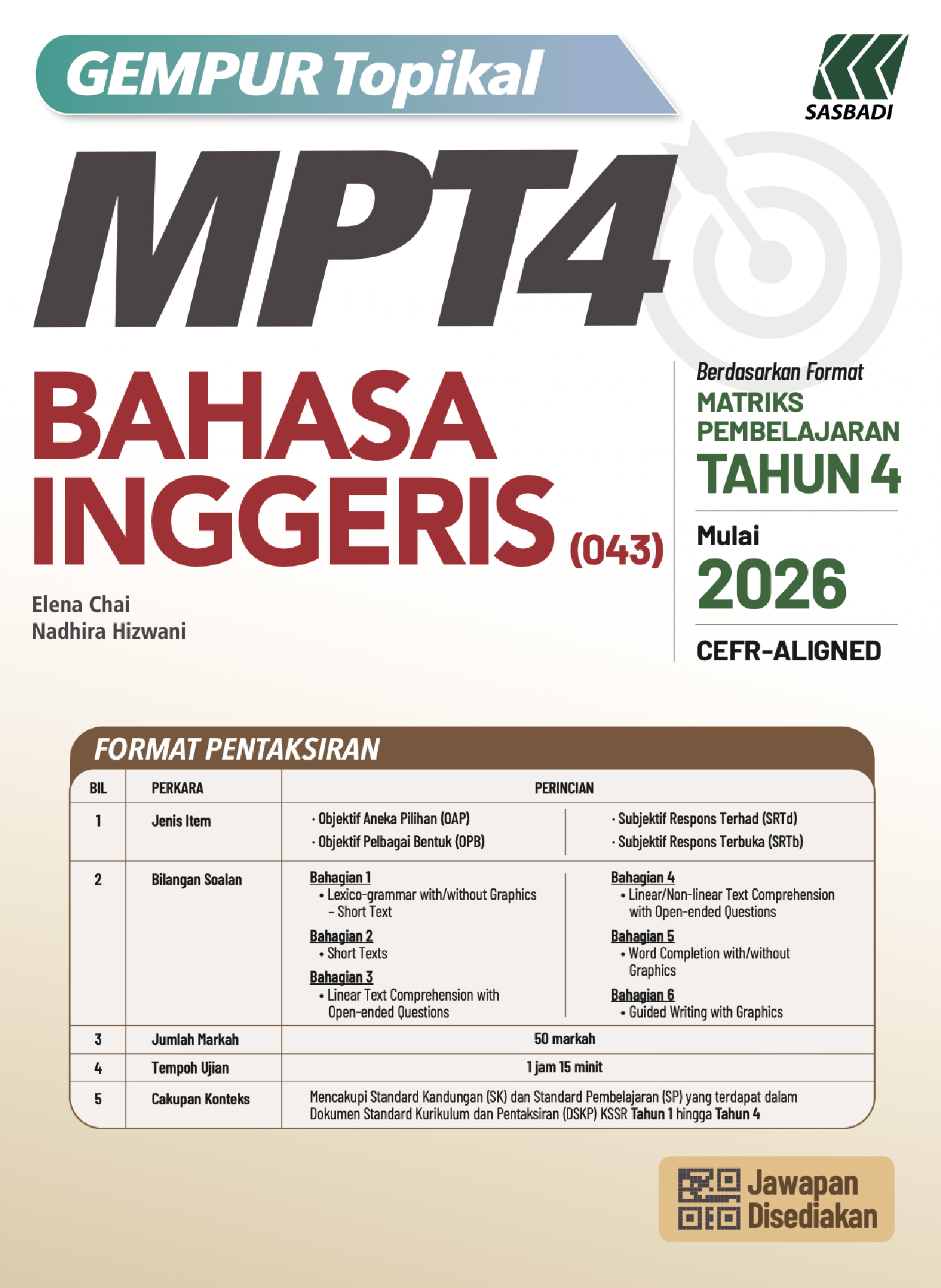 Gempur Topikal MPT4 Bahasa Inggeris Cover